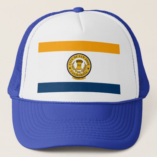 Flag of San Jose California Trucker Hat