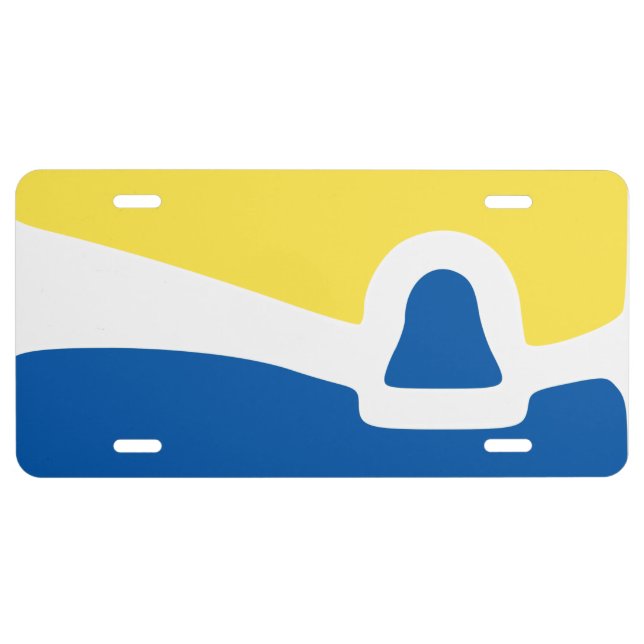 Flag of San Luis Obispo, California License Plate (Front)