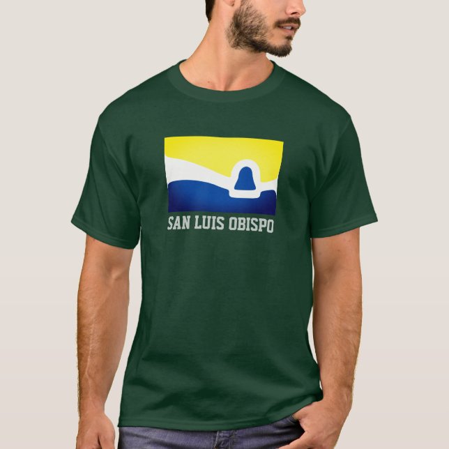Flag of San Luis Obispo, California T-Shirt (Front)