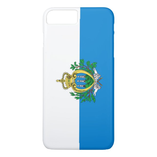 Flag of San Marino Case-Mate iPhone Case (Back)