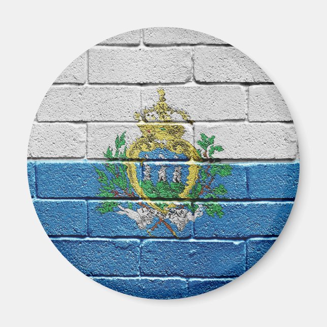 Flag of San Marino Magnet (Front)