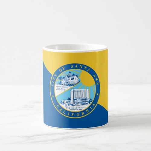 Flag of Santa Ana California Coffee Mug