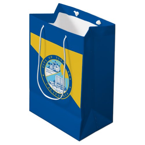 Flag of Santa Ana California Medium Gift Bag