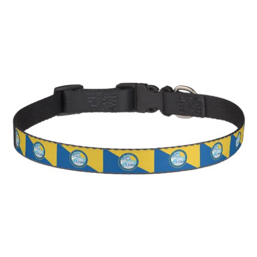 Flag of Santa Ana California Pet Collar