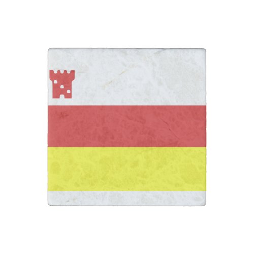 Flag of Santa Barbara California Stone Magnet