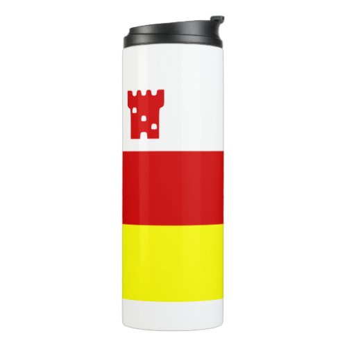 Flag of Santa Barbara California Thermal Tumbler