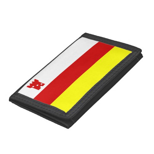 Flag of Santa Barbara California Tri_fold Wallet