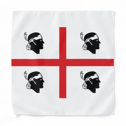 Flag of Sardinia Italy Bandana