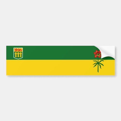 Flag of Saskatchewan Bumper Sticker