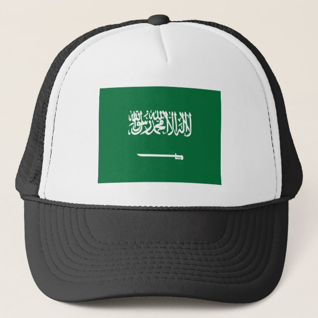 Flag of Saudi Arabia Trucker Hat (Front)