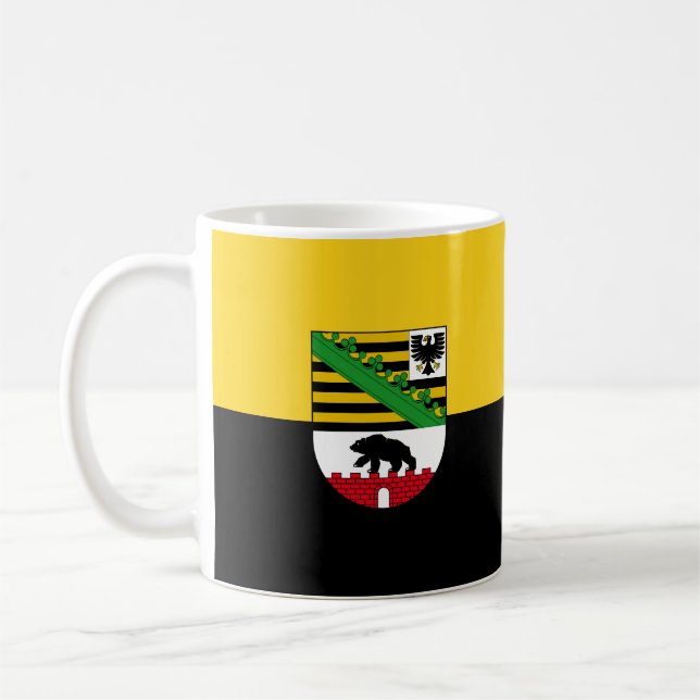 Flag of Saxony-Anhalt Coffee Mug (Left)