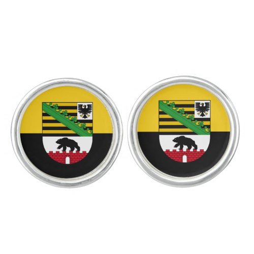 Flag of Saxony_Anhalt Cufflinks