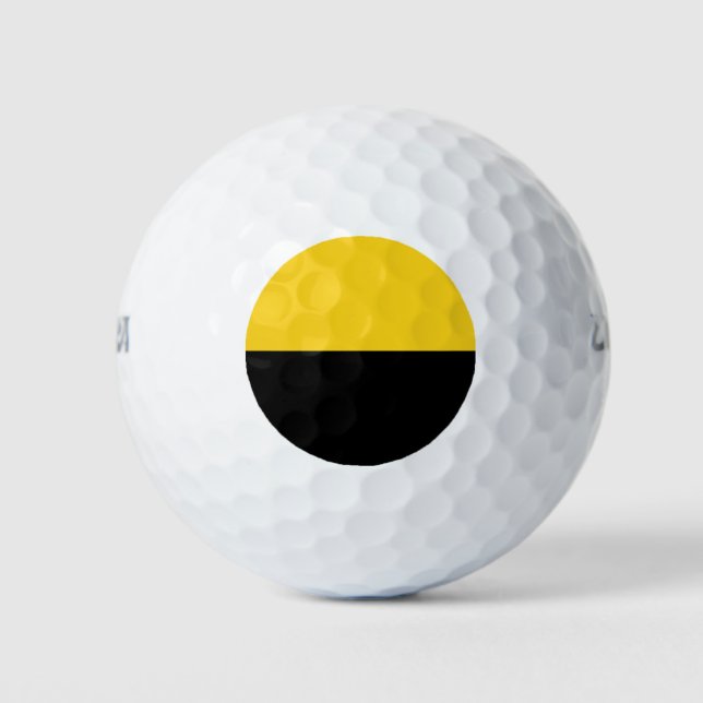 Flag of Saxony-Anhalt Golf Balls (Front)