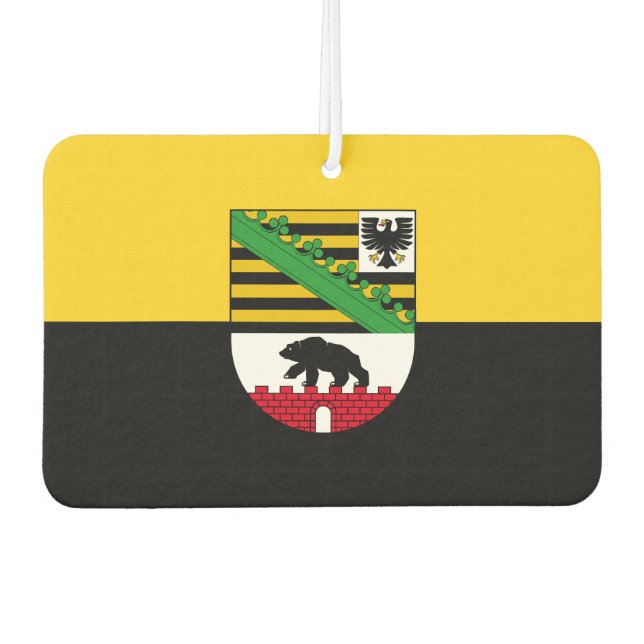 Flag of Saxony-Anhalt Mouse Pad Air Freshener (Front)