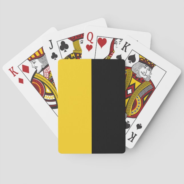 Flag of Saxony-Anhalt Poker Cards (Back)