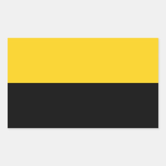 Flag of Saxony-Anhalt Rectangular Sticker (Front)