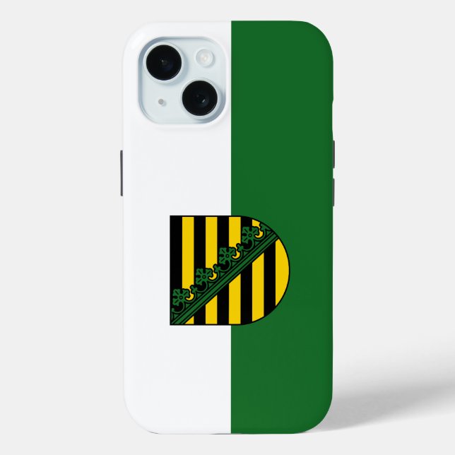 Flag of Saxony- Case-Mate  iPhone Case (Back)