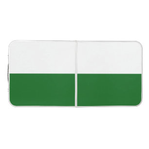 Flag of Saxony (German State) Beer Pong Table