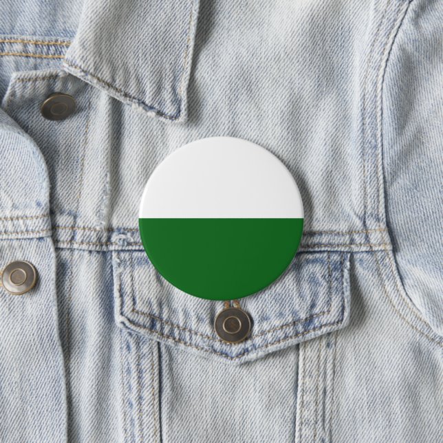 Flag of Saxony (German State) Button (In Situ)