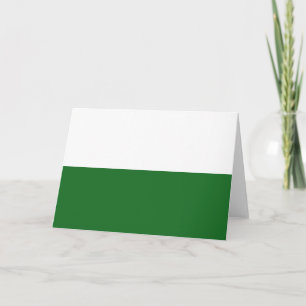 Flag of Saxony (German State) Card