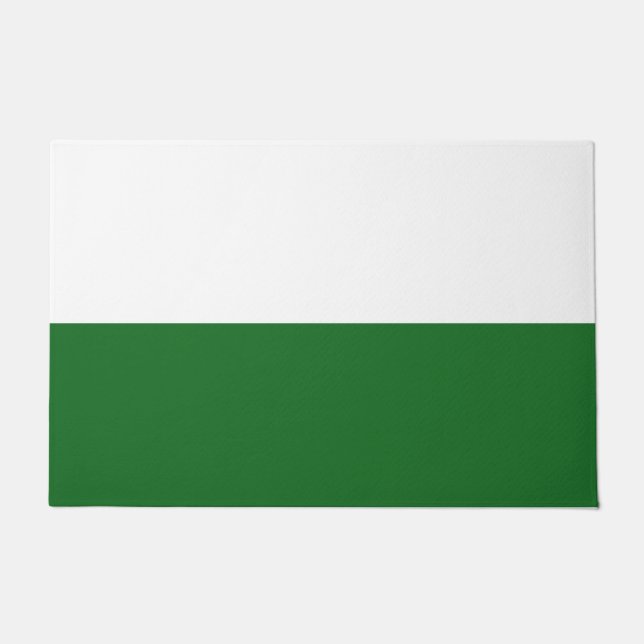 Flag of Saxony (German State) Doormat (Front)