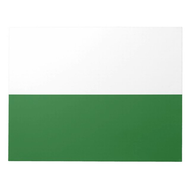 Flag of Saxony (German State) Notepad (Front)