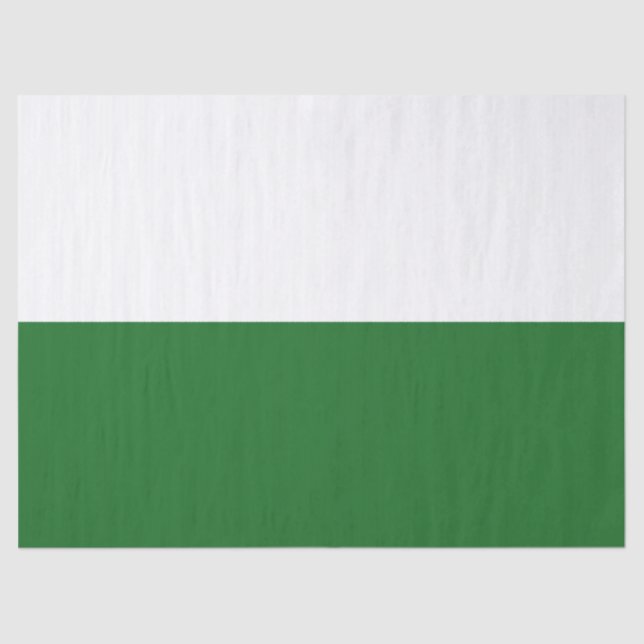 Flag of Saxony (German State) Tissue Paper (Front)