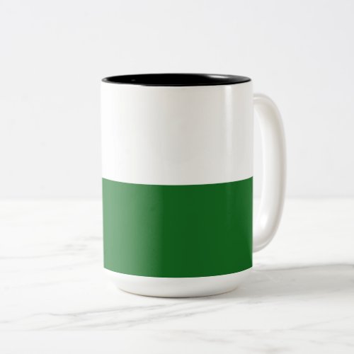 Flag of Saxony German State Two_Tone Coffee Mug