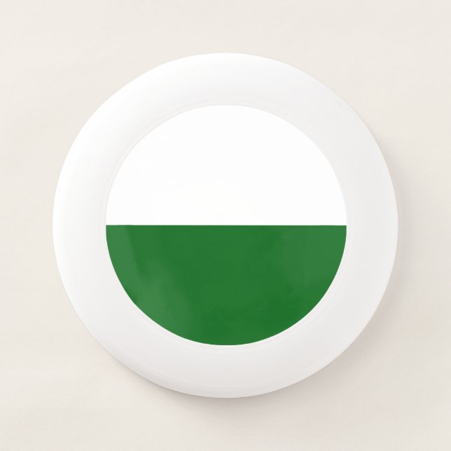Flag of Saxony (German State) Wham-O Frisbee (Front)