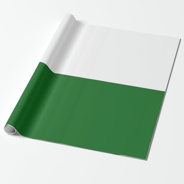 Flag of Saxony (German State) Wrapping Paper (Unrolled)