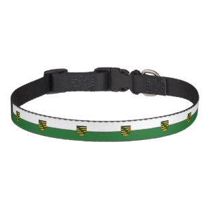 Flag of Saxony Pet Collar