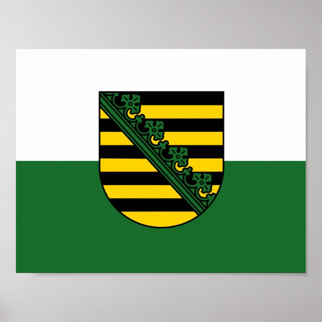 Flag of Saxony Poster (Front)