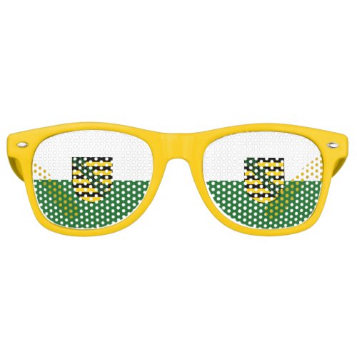 Flag of Saxony Retro Sunglasses