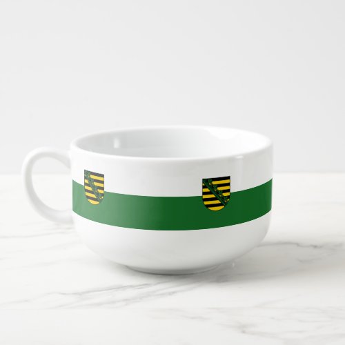 Flag of Saxony Soup Mug