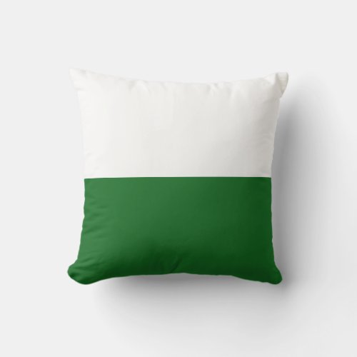Flag of Saxony Throw Pillow
