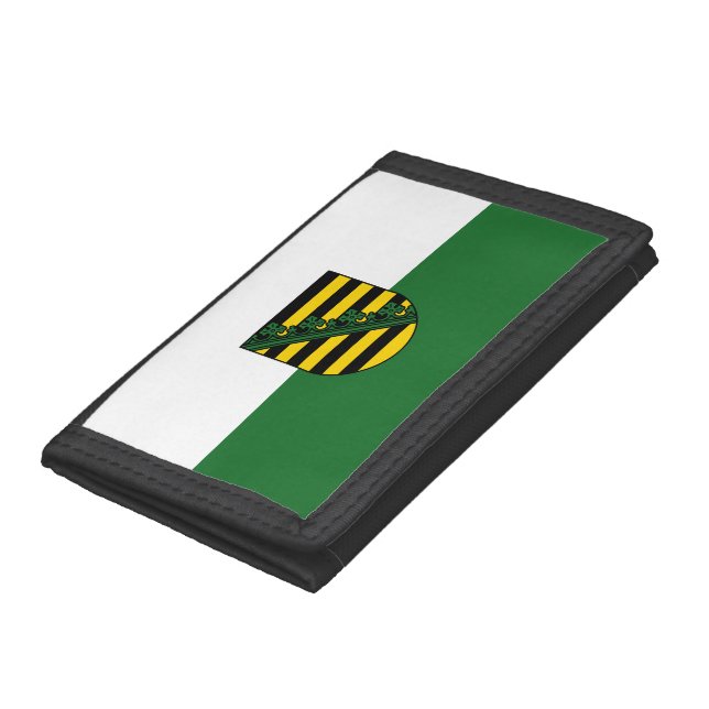 Flag of Saxony Trifold Wallet (Bottom)