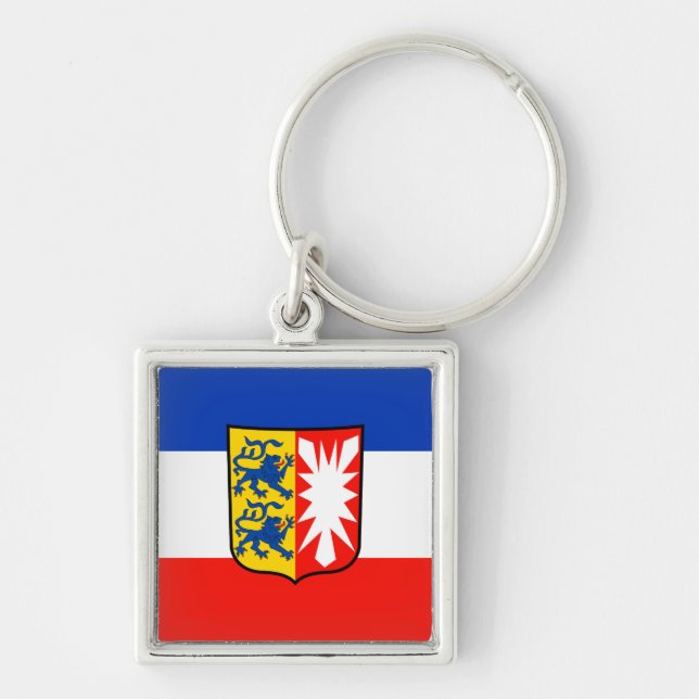 flag of Schleswig-Holstein Keychain (Front)