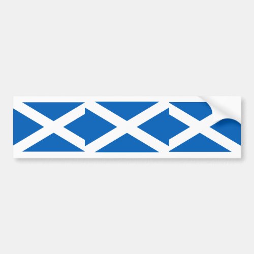 Flag of Scotland Banner o Scotland Bumper Sticker