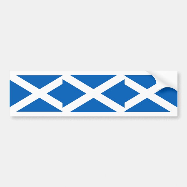 Flag of Scotland Banner o Scotland Bumper Sticker (Front)