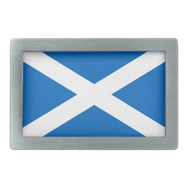 Flag of Scotland Belt Buckle (Front)