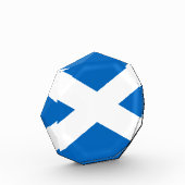 Flag of Scotland - Bratach na h-Alba Acrylic Award (Left)