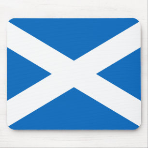 Flag of Scotland - Bratach na h-Alba Mouse Pad