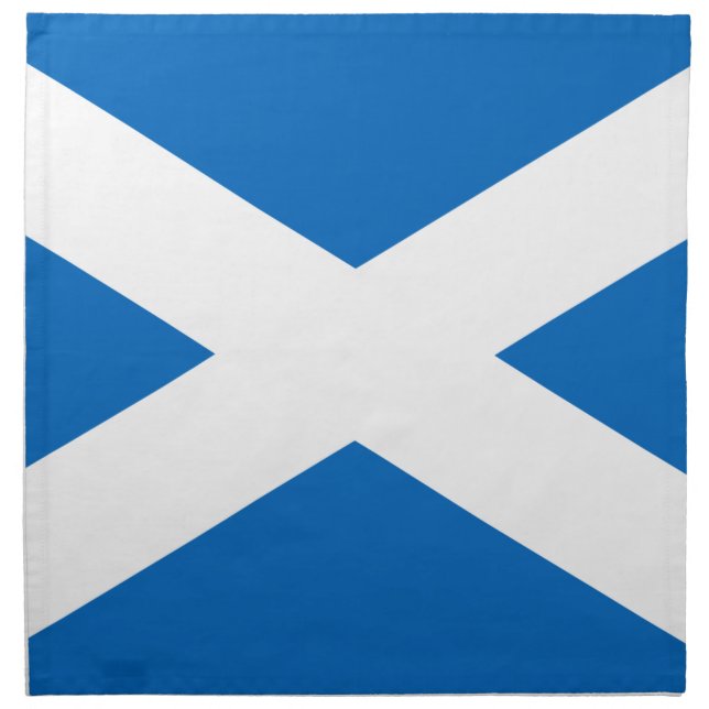 Flag of Scotland - Bratach na h-Alba Napkin (Front)