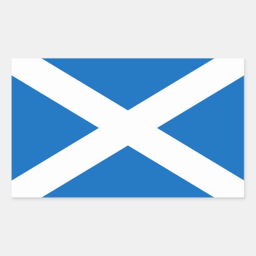 Flag of Scotland _ Bratach na h_Alba Rectangular Sticker