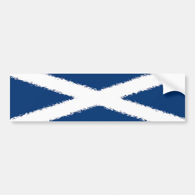 Flag of Scotland Bumper Sticker (Front)