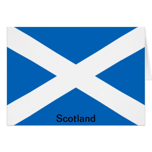 Flag of Scotland Cards (Front Horizontal)