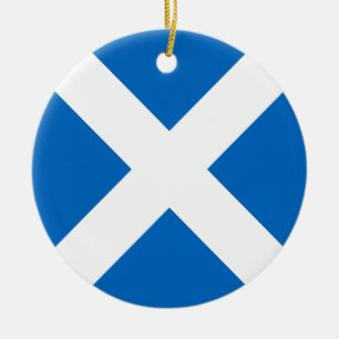 Flag of Scotland Ceramic Ornament
