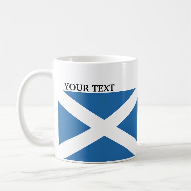 Flag of Scotland Coffee Mug (Left)
