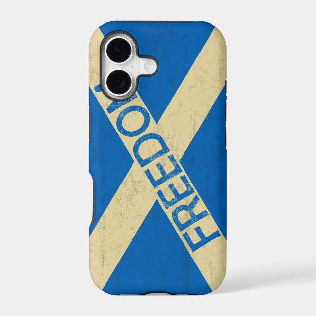 Flag of Scotland Freedom Iphone Case (Back)