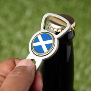 Flag of Scotland in Golden Circle Divot Tool